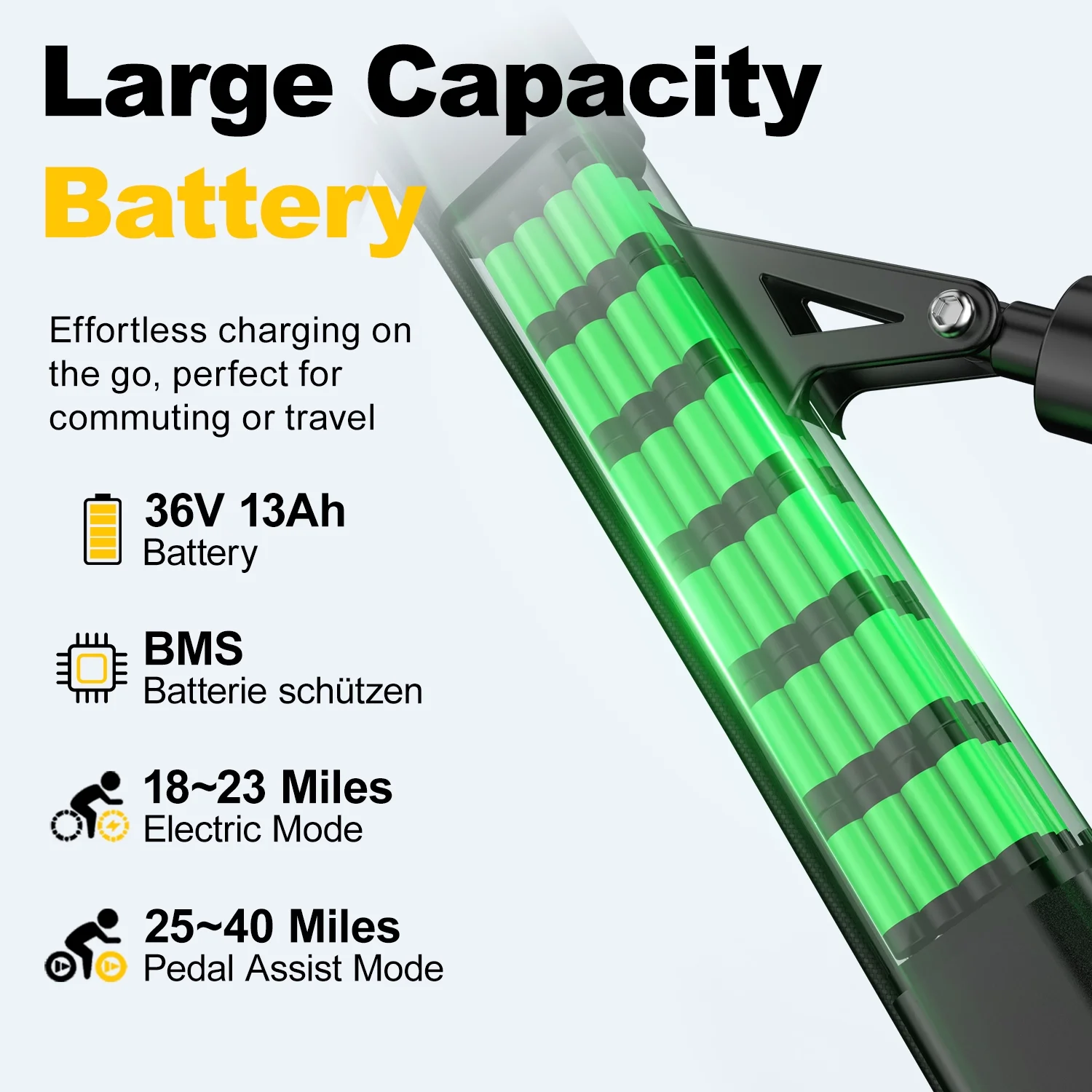 Aairsk F1 Electric Bike, 748W Motor, 36V 13AH Battery, Dual Suspension, 26" Tires – Ideal for City & Trail Rides