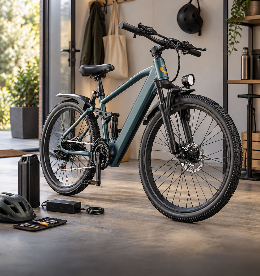 AAIRSK GT900 Full-Suspension Electric Mountain Bike