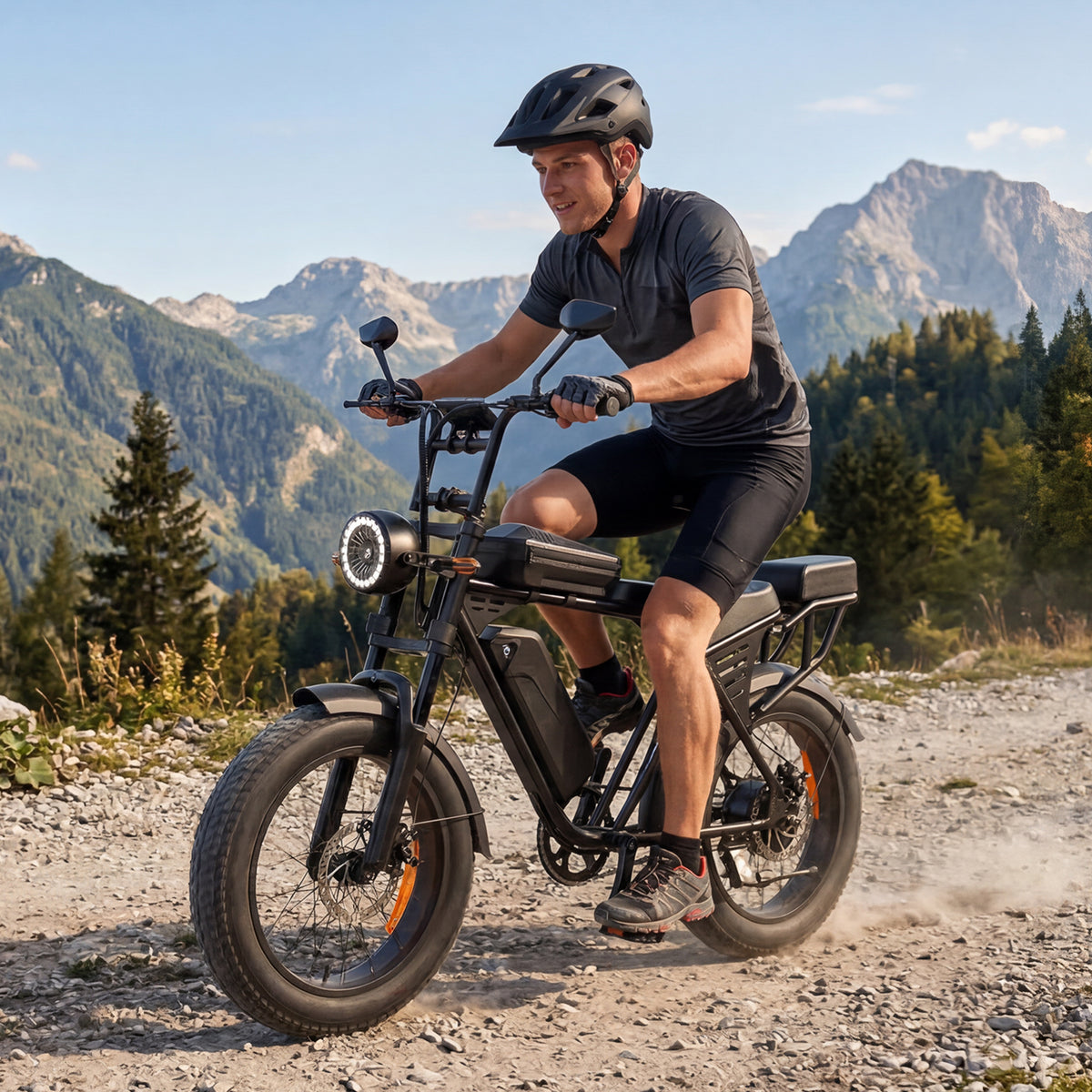 Aairsk X5 20" Electric City EBike for Adults, Fat Tire Ebike, 250W High Speed Brushless  Motor, Removable 48V 15Ah Battery, LCD Display with Card Access, Complimentary accessories