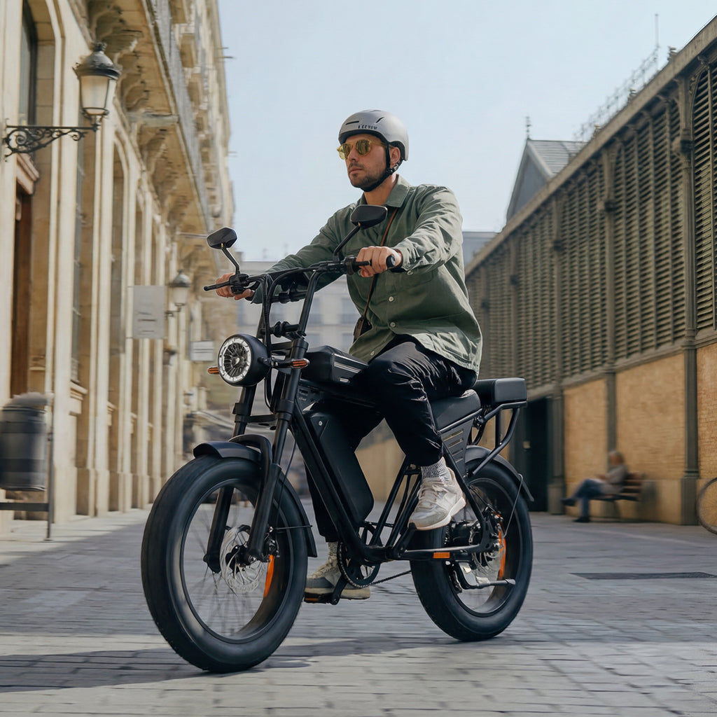 Aairsk X5 20" Electric City EBike for Adults, Fat Tire Ebike, 250W High Speed Brushless  Motor, Removable 48V 15Ah Battery, LCD Display with Card Access, Complimentary accessories