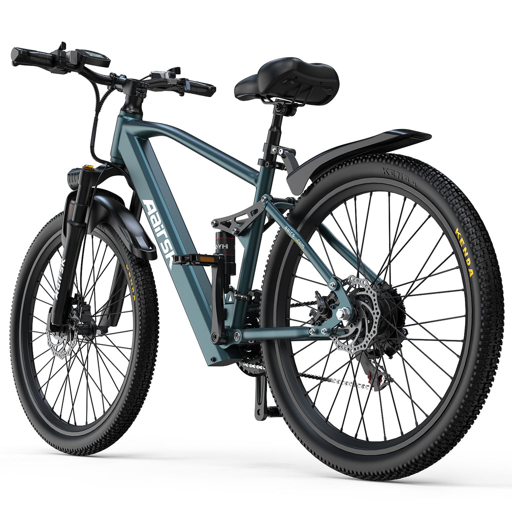 Aairsk GT900 26" Electric Bike 748W(Peak) Motor, 36V 13AH Battery, Dual Suspension, Ideal for City and Trail Rides