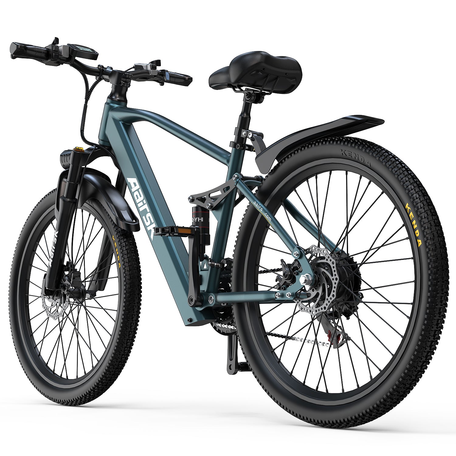 Aairsk GT900 26" Electric Bike 748W(Peak) Motor, 36V 13AH Battery, Dual Suspension, Ideal for City and Trail Rides