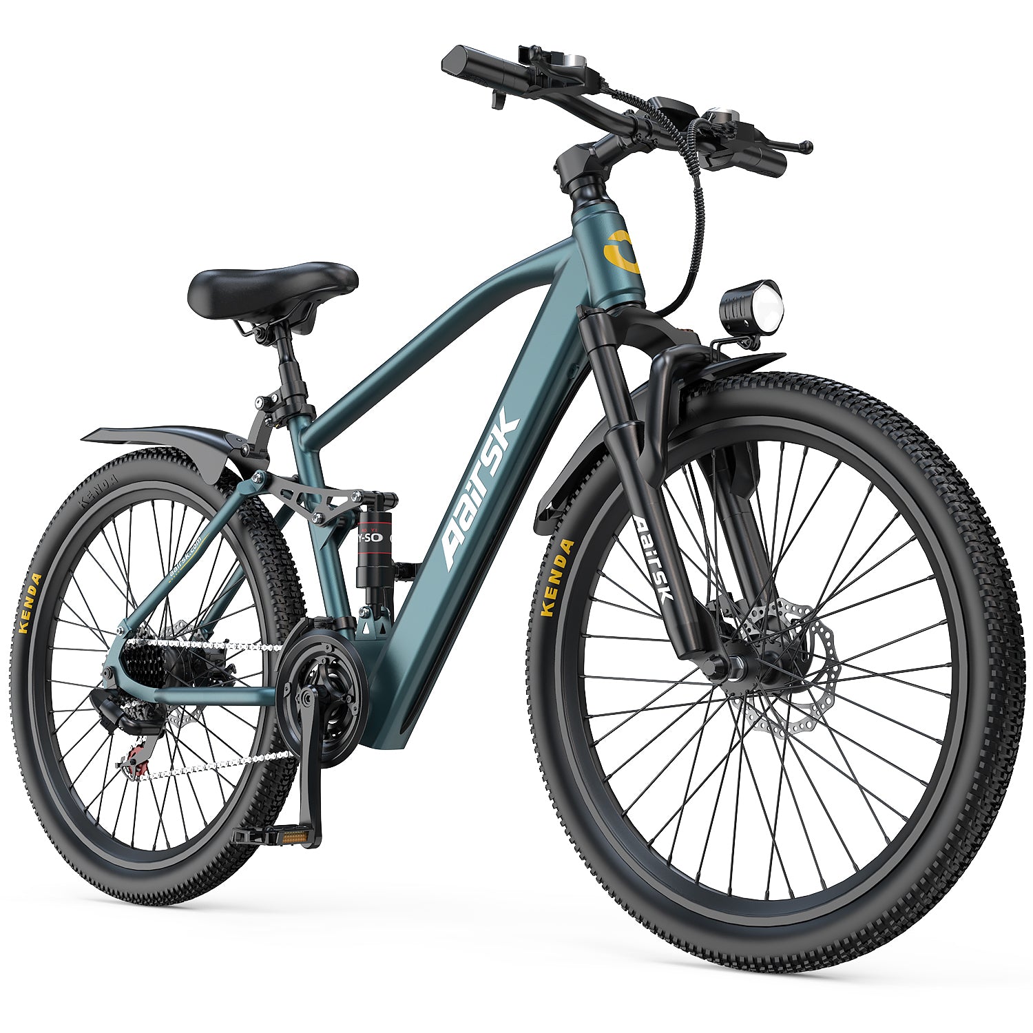 Aairsk GT900 26" Electric Bike 748W(Peak) Motor, 36V 13AH Battery, Dual Suspension, Ideal for City and Trail Rides