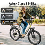 AAIRSK SU7 24-Inch Step-Through E-Bike for Commuting