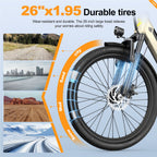 AAIRSK S600 26-Inch Electric Bike with Removable Battery