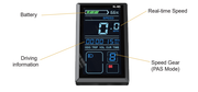 Compteur intelligent LCD pour vélo électrique Aairsk (Veuillez indiquer votre modèle de vélo électrique)