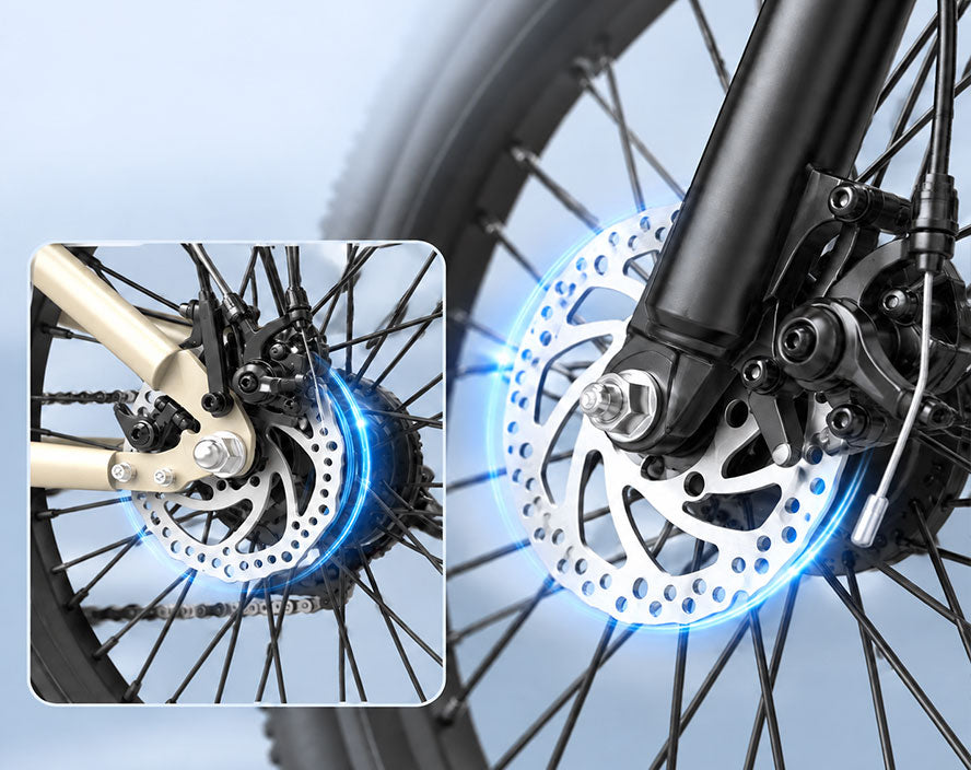 Front & Rear Disc Brakes