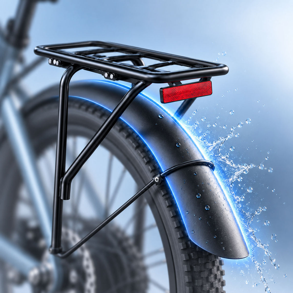 Rear Rack & Full-Coverage Fenders